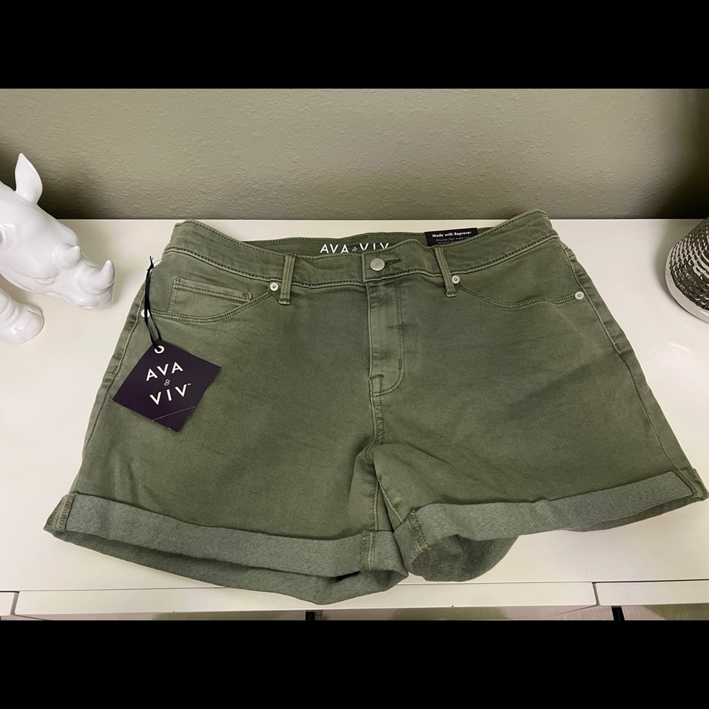 Brand New Green Super Stretch Shorts